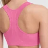 Bezszwowy stanik sportowy z tyłem typu racerback