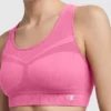 Bezszwowy stanik sportowy z tyłem typu racerback