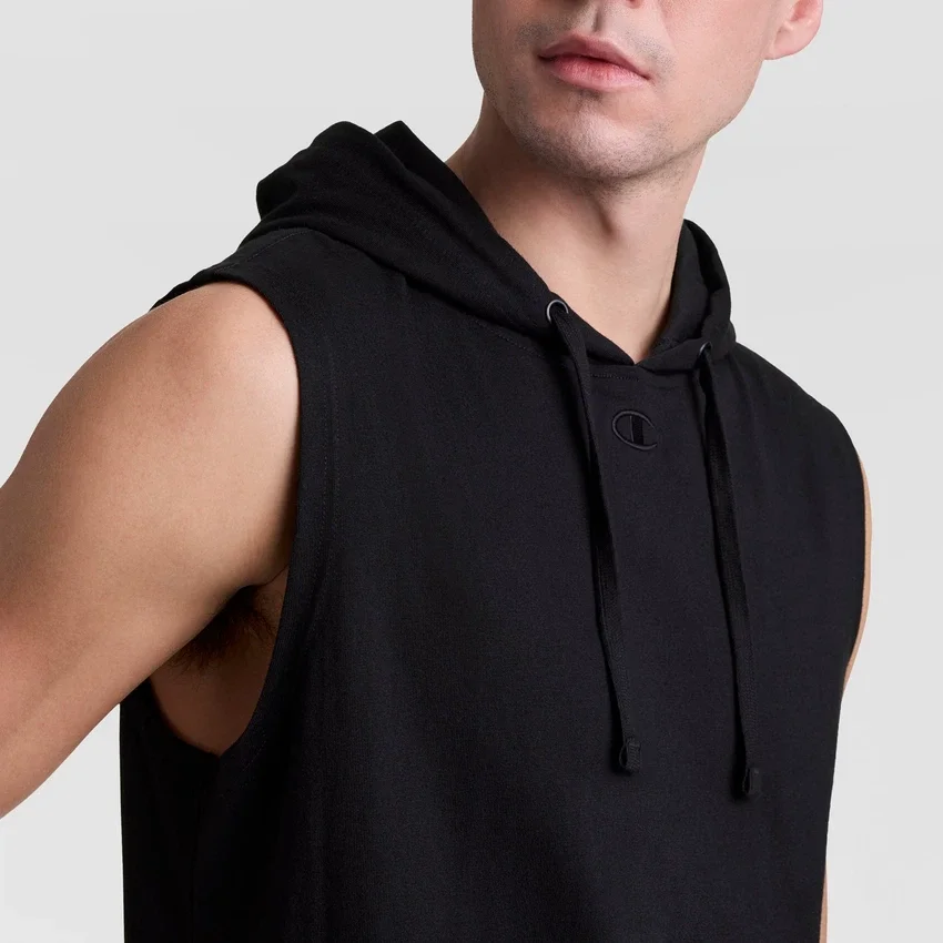 Bluza bez rękawów z kapturem, C Logo