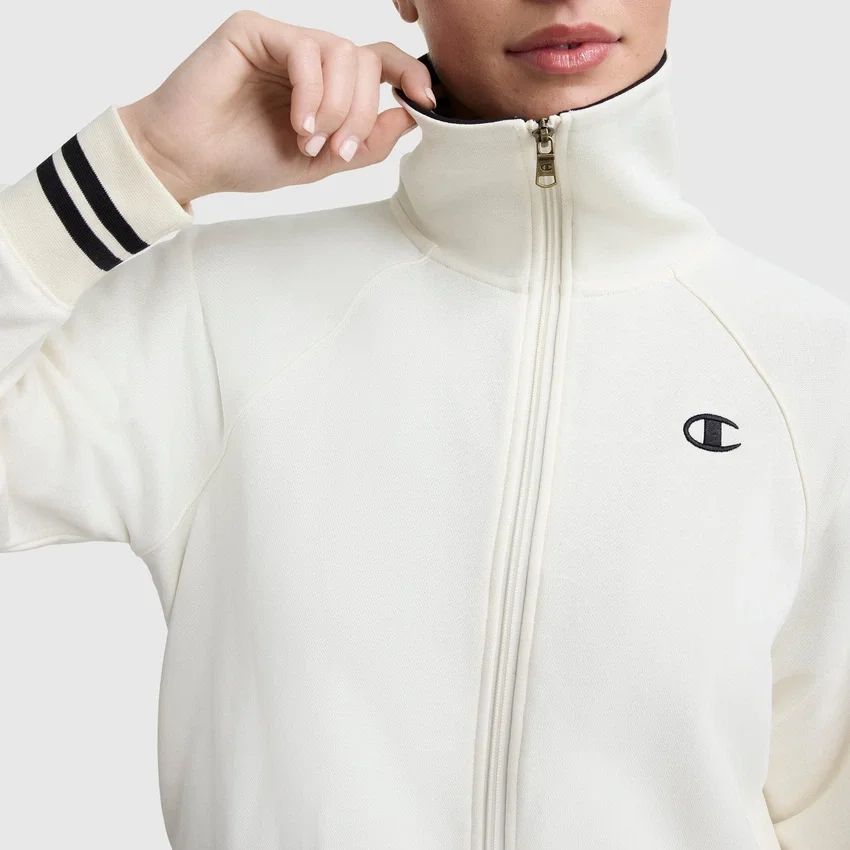 Bluza Pitcher z pełnym zamkiem i stójką, C Logo