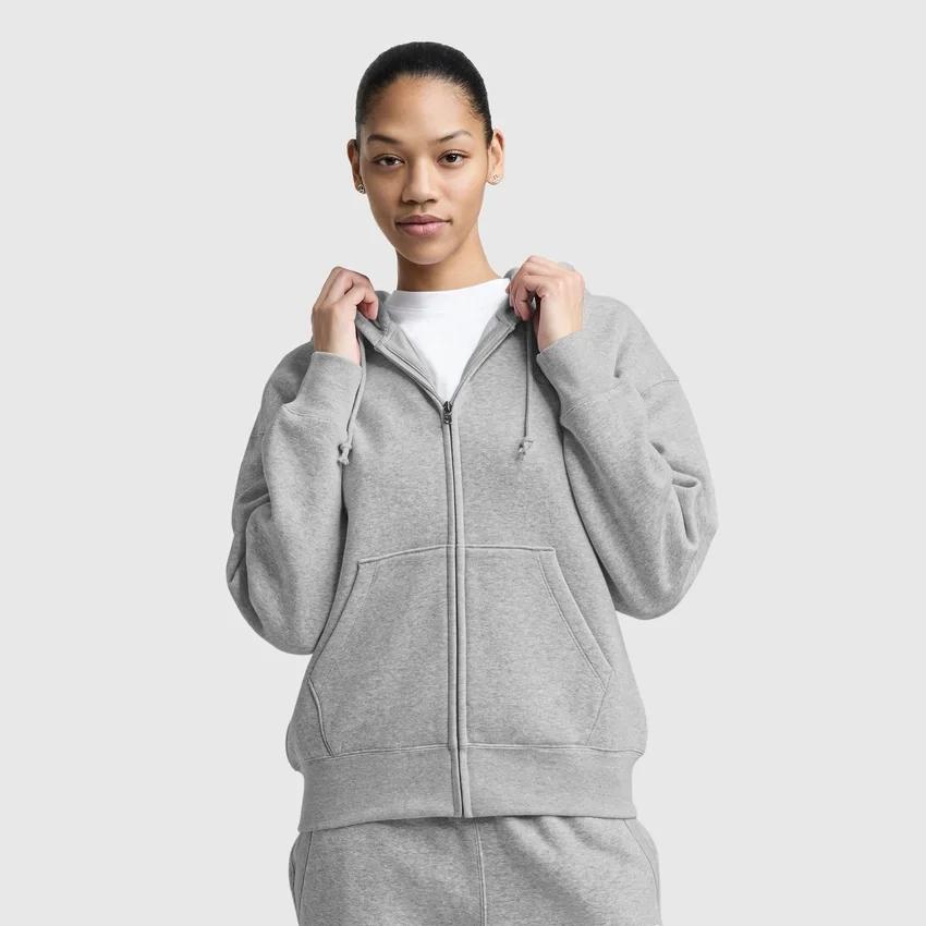 Bluza z kapturem i zamkiem z polaru Powerblend, C Logo