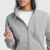 Bluza z kapturem i zamkiem z polaru Powerblend, C Logo