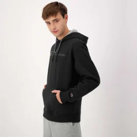 Bluza z kapturem Powerblend, Script Logo w tym samym odcieniu