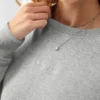 Bluza z okrągłym dekoltem Powerblend, haftowane Script Logo