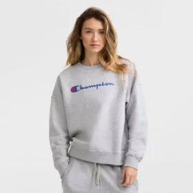 Bluza z okrągłym dekoltem Powerblend, Script Logo