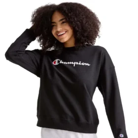 Bluza z okrągłym dekoltem Powerblend, Script Logo