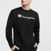 Bluza z okrągłym dekoltem Powerblend, Script Logo