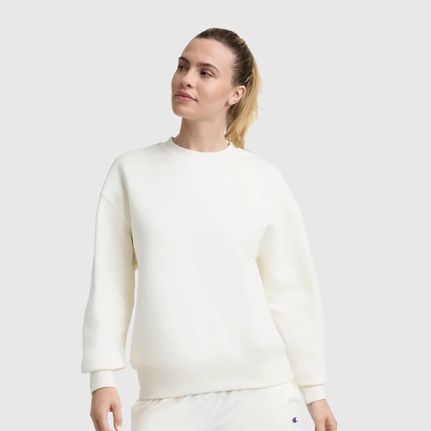 Bluza z okrągłym dekoltem Powerblend z małą literą „C”