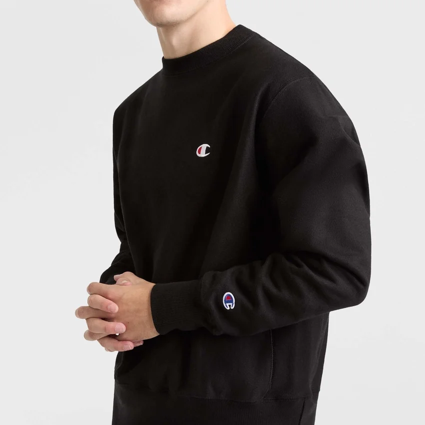 Bluza z okrągłym dekoltem Reverse Weave, C Logo