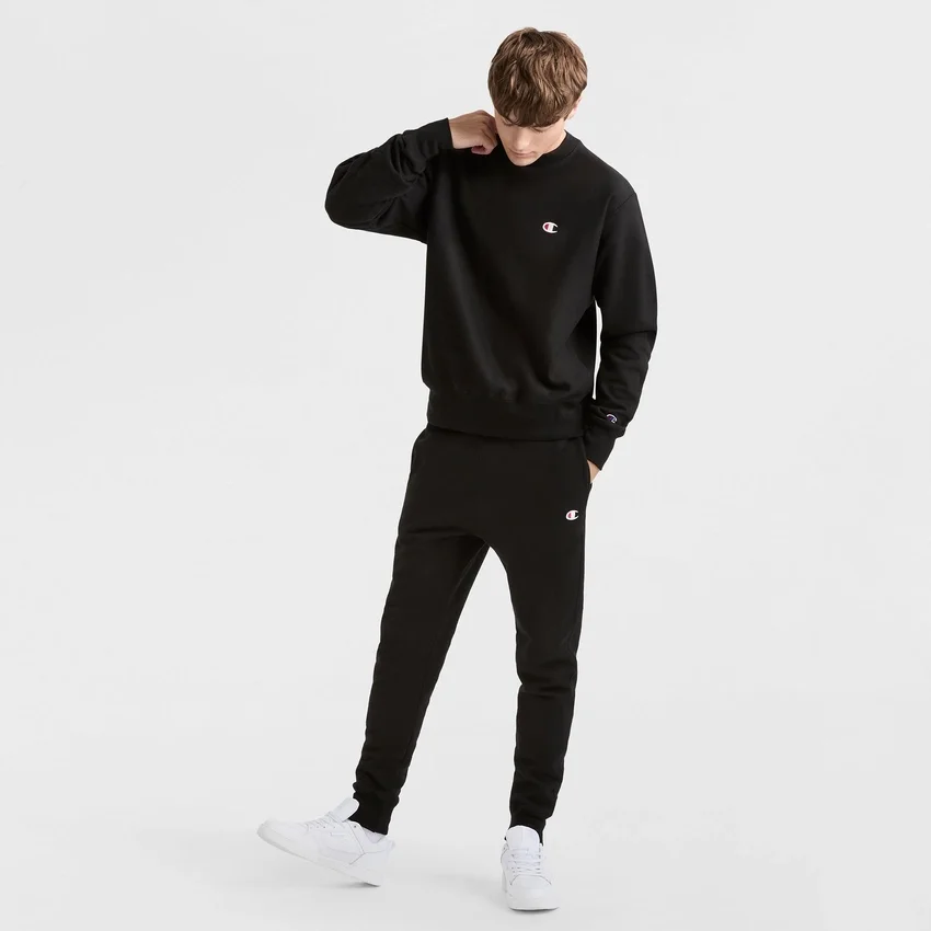 Bluza z okrągłym dekoltem Reverse Weave, C Logo