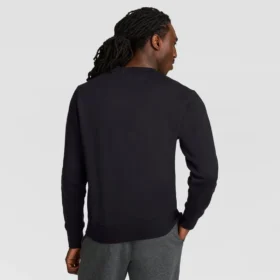 Bluza z okrągłym dekoltem z materiału Powerblend, z Script Logo w tym samym odcieniu