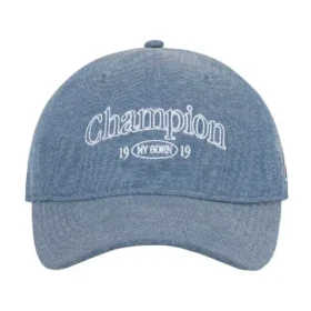 Czapka z regulacją z tkaniny chambray