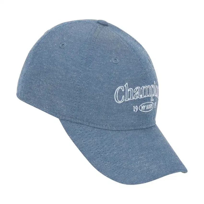 Czapka z regulacją z tkaniny chambray