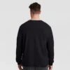 Klasyczny T-shirt z długim rękawem, haftowane C Logo – rozmiary duże i wysokie