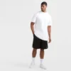 Klasyczny T-shirt z logo „C Logo” – rozmiary duże i wysokie