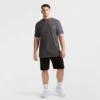 Klasyczny T-shirt z logo „C Logo” – rozmiary duże i wysokie