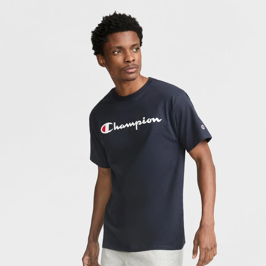 Klasyczny T-shirt z nadrukiem, Script Logo