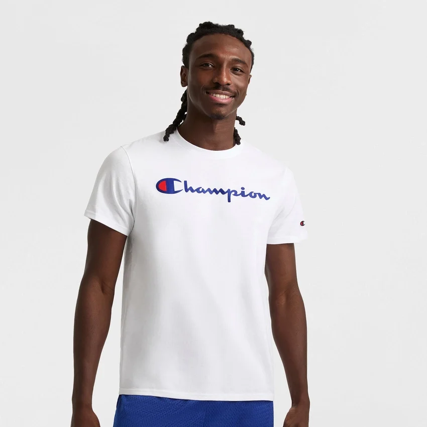 Klasyczny T-shirt z nadrukiem, Script Logo