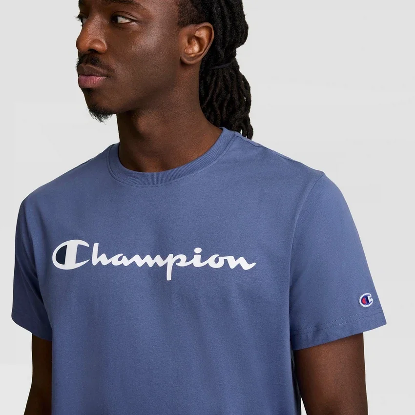 Klasyczny T-shirt z nadrukiem, Script Logo