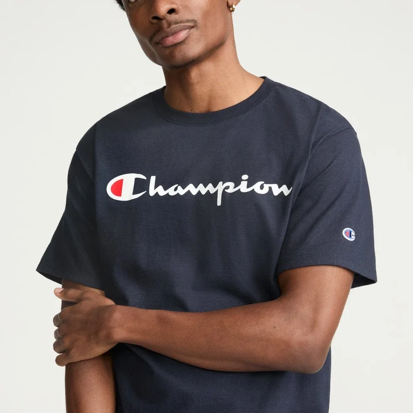 Klasyczny T-shirt z nadrukiem, Script Logo