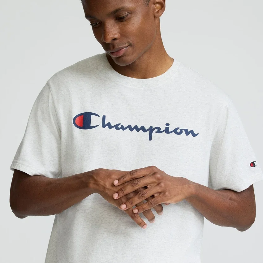 Klasyczny T-shirt z nadrukiem, Script Logo