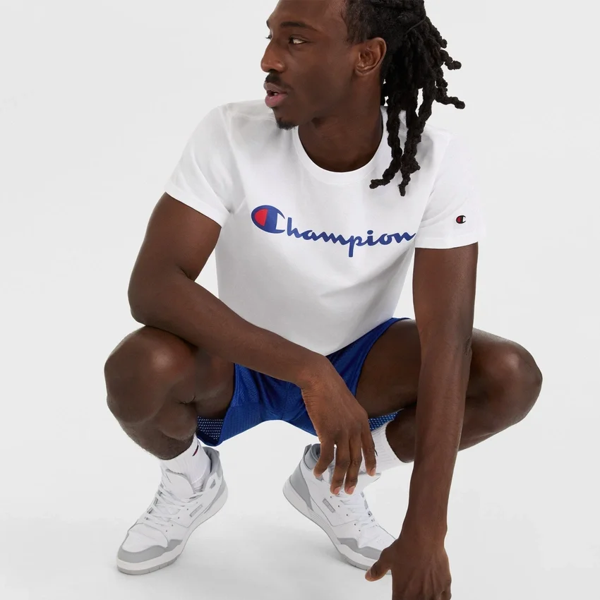 Klasyczny T-shirt z nadrukiem, Script Logo