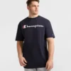 Klasyczny T-shirt z nadrukiem, Script Logo – rozmiary duże i wysokie