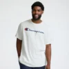 Klasyczny T-shirt z nadrukiem, Script Logo – rozmiary duże i wysokie