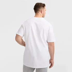 Klasyczny T-shirt z nadrukiem, Script Logo – rozmiary duże i wysokie