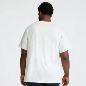 Klasyczny T-shirt z nadrukiem, Script Logo – rozmiary duże i wysokie
