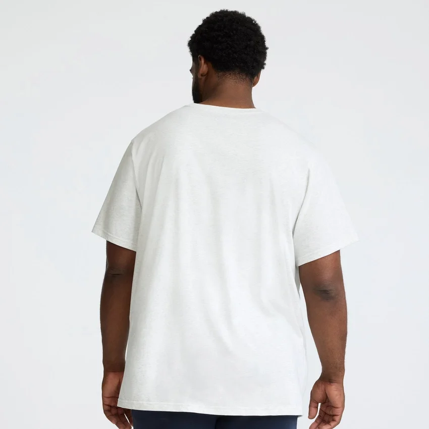 Klasyczny T-shirt z nadrukiem, Script Logo – rozmiary duże i wysokie