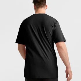 Klasyczny T-shirt z nadrukiem, Script Logo w tym samym odcieniu – rozmiary duże i wysokie