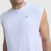 Koszulka sportowa z okrągłym dekoltem i Script Logo