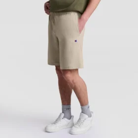 Lekkie szorty domowe 9″, naszywka z logo C Logo