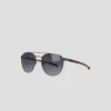 Męskie okulary przeciwsłoneczne z polaryzacją i stalową oprawką, model ST-Shirtl Aviator
