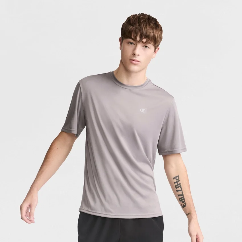 T-shirt sportowy z odblaskowym C Logo