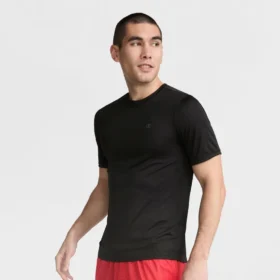 T-shirt sportowy z odblaskowym C Logo