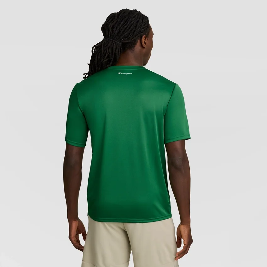 T-shirt sportowy z odblaskowym C Logo