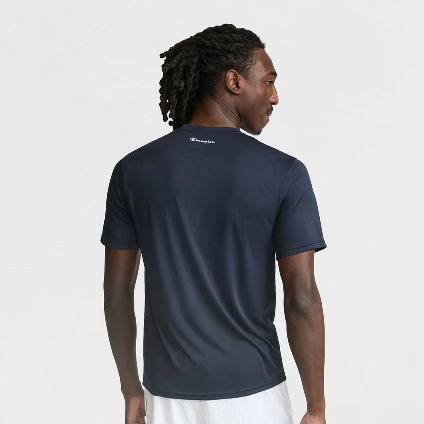 T-shirt sportowy z odblaskowym C Logo