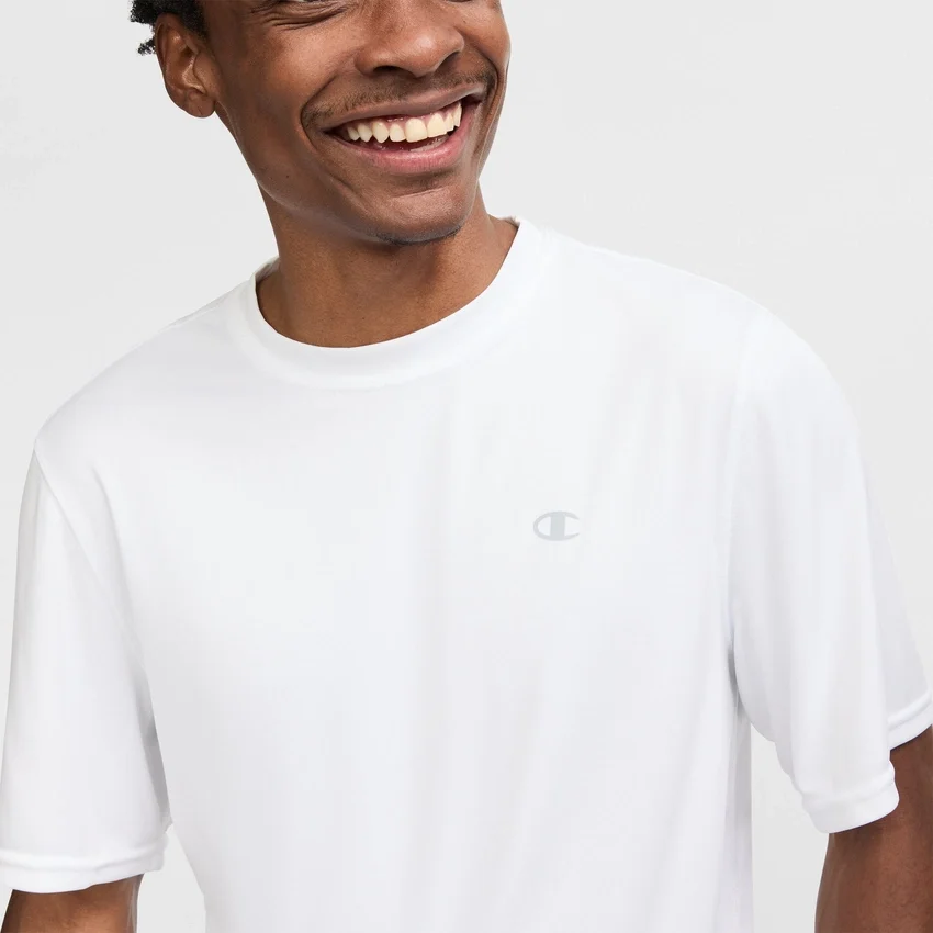 T-shirt sportowy z odblaskowym C Logo