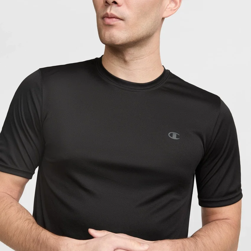 T-shirt sportowy z odblaskowym C Logo