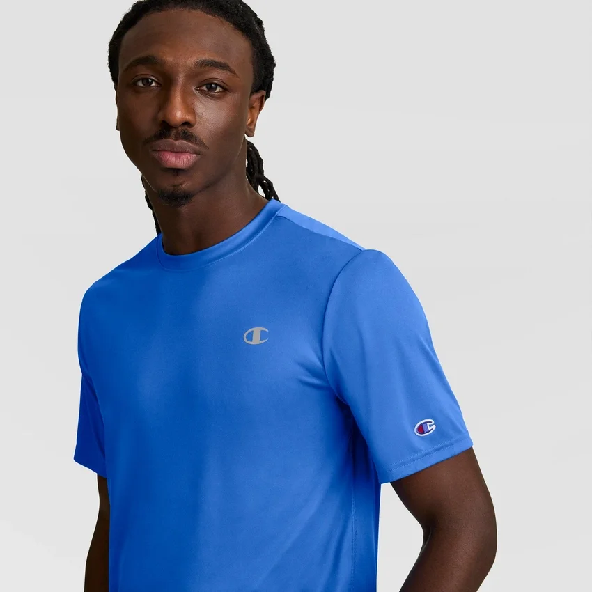 T-shirt sportowy z odblaskowym C Logo