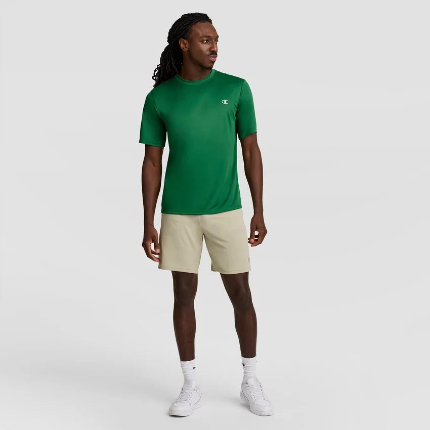 T-shirt sportowy z odblaskowym C Logo