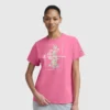 T-shirt z nadrukiem „Painted Bouquet” i C Logo